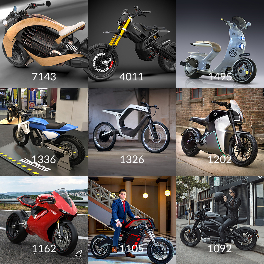 موتورسیکلت‌های محبوب در اینستاگرام