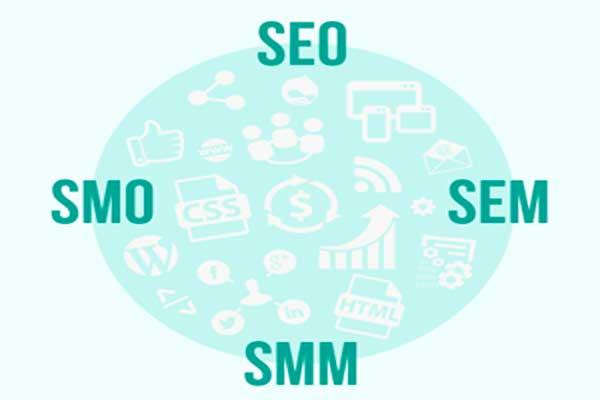 تاثیر SEO, SEM, SMO, SMM, SEW در طراحی سایت